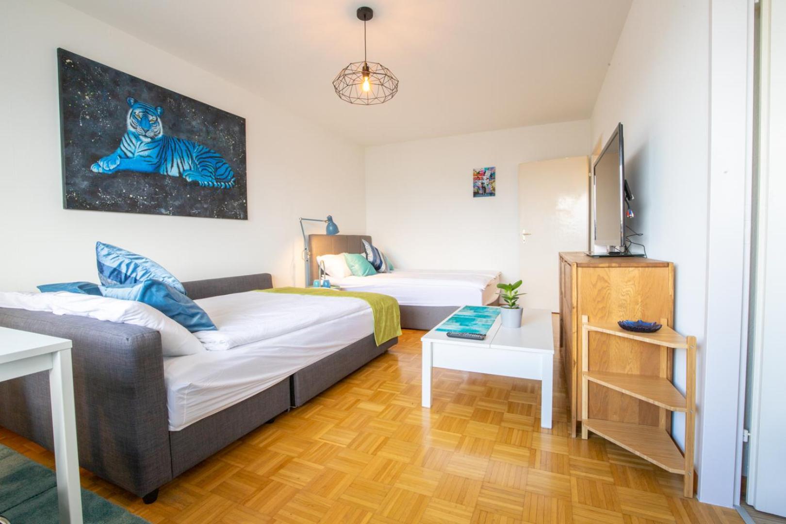 Special Blue Tiger Apartment Basel, Messe Kleinbasel 10-Star エクステリア 写真